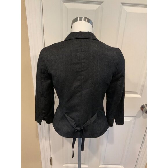 Rag & Bone Gray Wool Blend Blazer W/ 3/4 Sleeves, Size 2 (US) - Picture 6 of 7